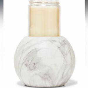 🤍 BBW Marble Orb Pedestal Single Wick NEW